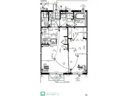 アルカンシエル恵風(1LDK/1階)の間取り写真