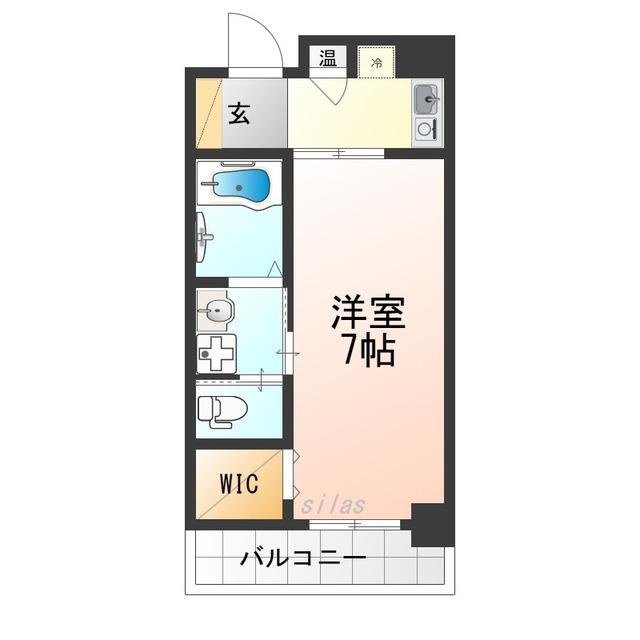 エステムヒルズ新大阪(1K/6階)の間取り写真