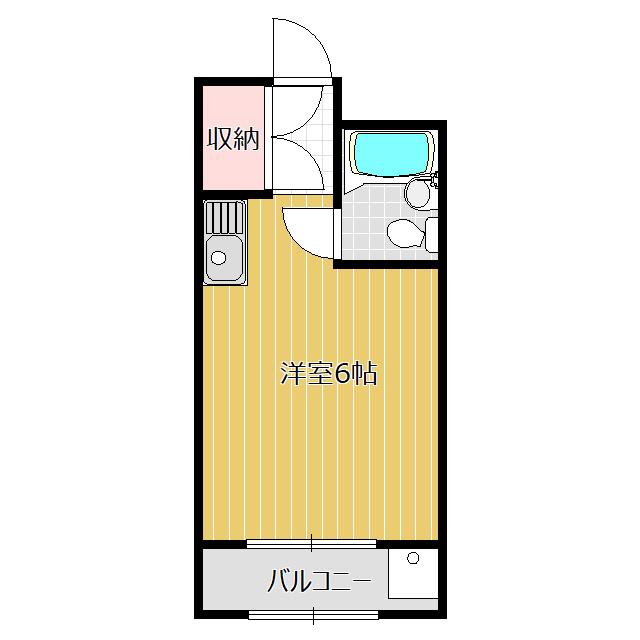 RTマンション(ワンルーム/3階)の間取り写真