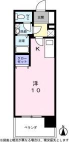 KDXレジデンス神宮前(ワンルーム/2階)の間取り写真