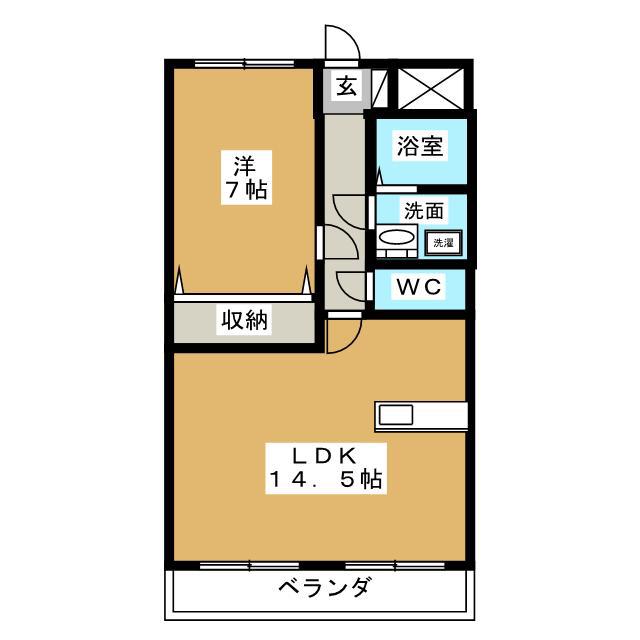 EMPAIRE HILLS(1LDK/3階)の間取り写真