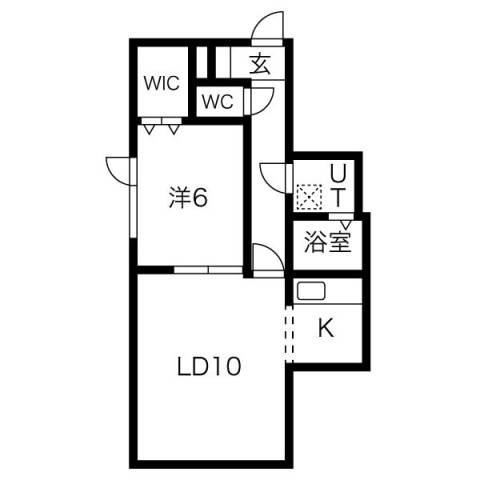 KOYA S(1LDK/2階)の間取り写真