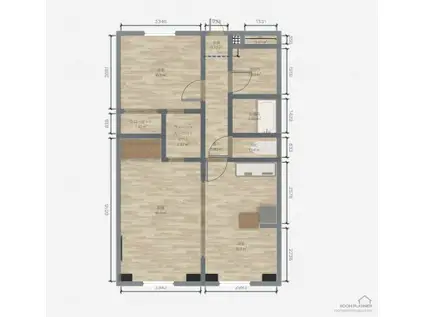 ストークハウス長泉B(2LDK/1階)の間取り写真