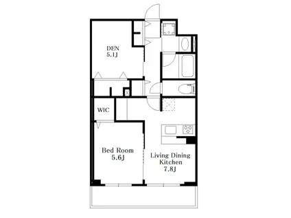 SYMPHONY PARK(1SLDK/5階)の間取り写真
