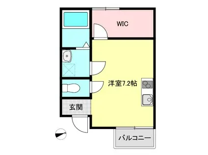 サンコート南日吉(ワンルーム/2階)の間取り写真