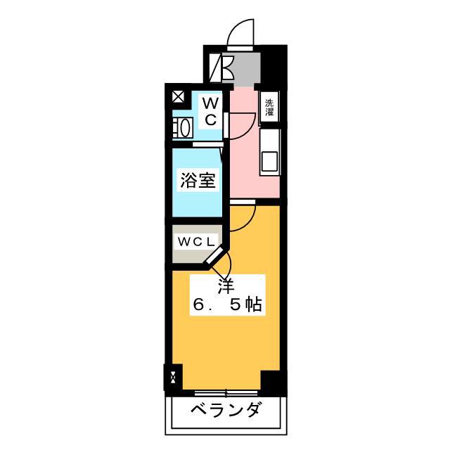 レジディア笹塚II(1K/10階)の間取り写真