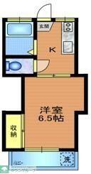 トミーハウス(1K/2階)の間取り写真