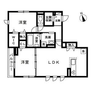 OB RESIDENCE(2LDK/2階)の間取り写真