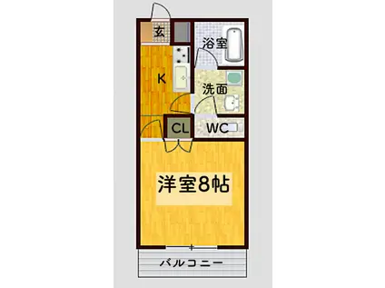 さんとぴあWS(1K/3階)の間取り写真