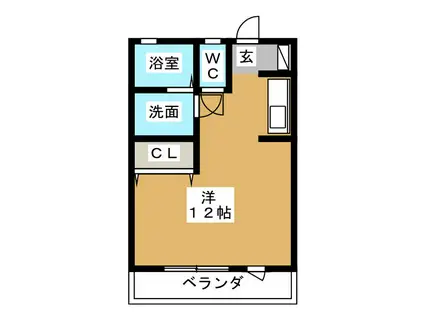 JR東海道本線 菊川駅(静岡) 徒歩25分 2階建 築20年(ワンルーム/1階)の間取り写真