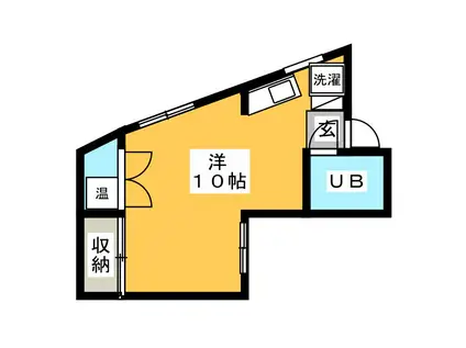 光洋ビル(ワンルーム/4階)の間取り写真
