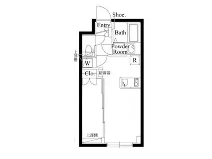 タスキSMART西大井(1LDK/2階)の間取り写真