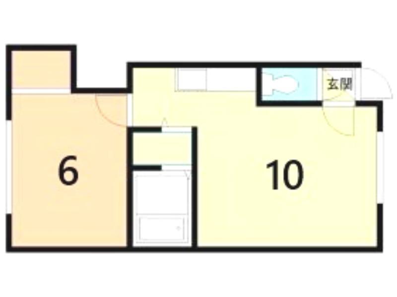 INFINI BONHEUR MIYANOSAWA(1LDK/3階)の間取り写真