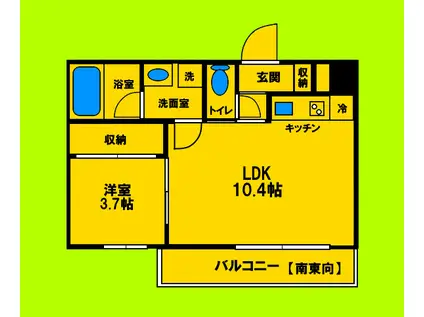 GRAN EPI-グランエピ-(1LDK/1階)の間取り写真