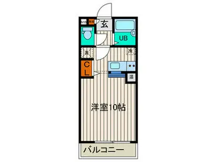 カーサグランデ5(ワンルーム/3階)の間取り写真