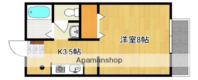 パナハイツ加藤(1K/2階)の間取り写真
