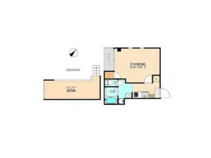 イル・グラッツィア平尾III(1K/3階)の間取り写真