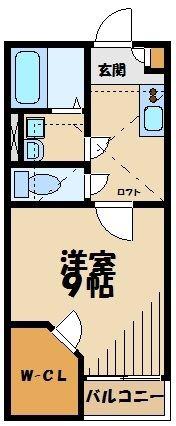 レオネクストさくら(1K/2階)の間取り写真