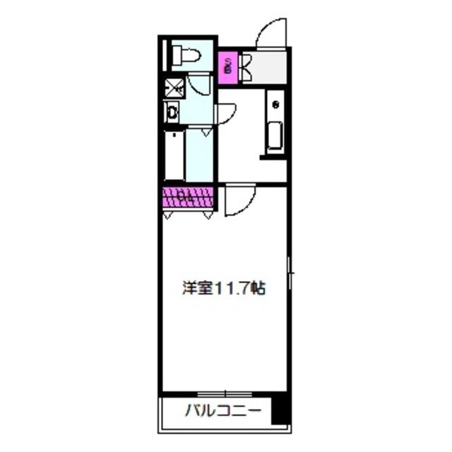 エクセレントOBPバンクス(1K/8階)の間取り写真