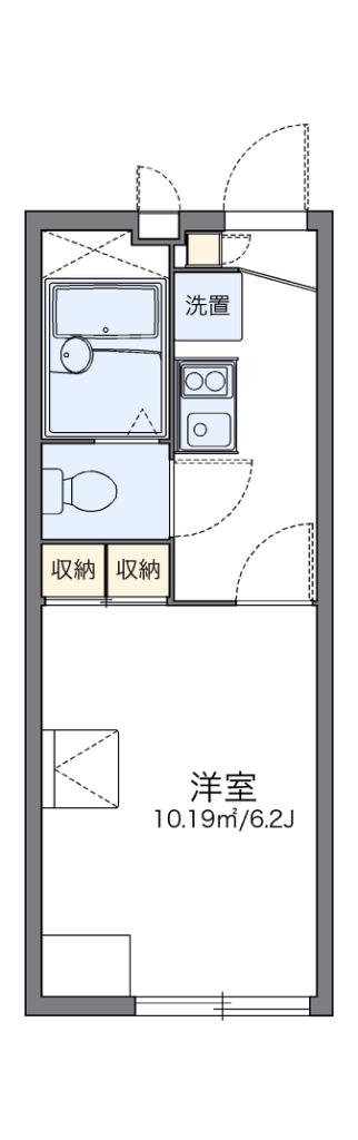 レオパレスヴァン(1K/2階)の間取り写真