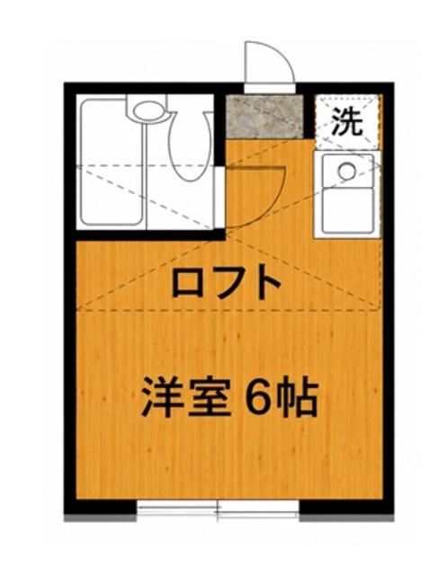 メゾンエリカ(1K/1階)の間取り写真