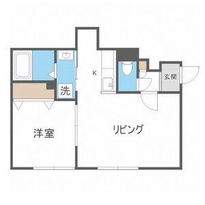 パストラーレSUHARA(1LDK/1階)の間取り写真