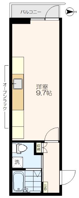 ウィンコーポ池袋(ワンルーム/2階)の間取り写真