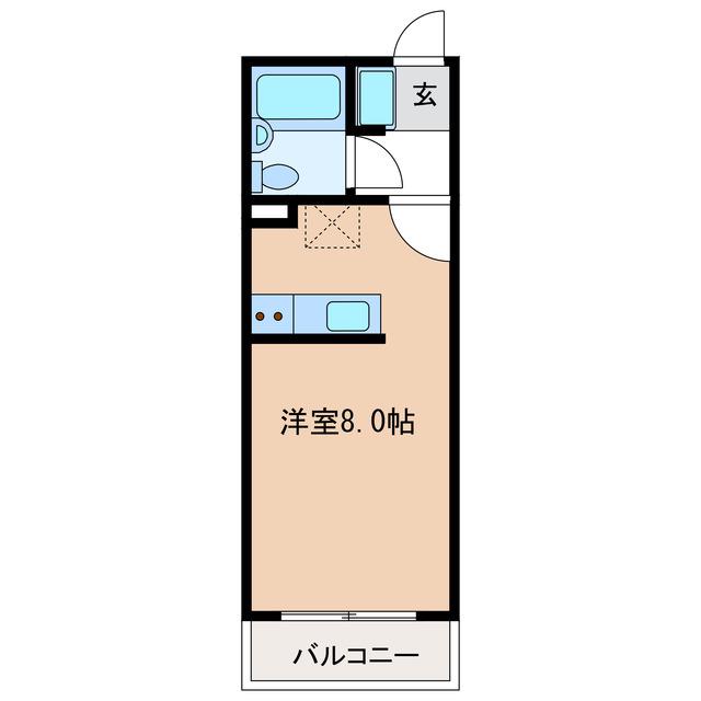 SKレジデンス(ワンルーム/1階)の間取り写真
