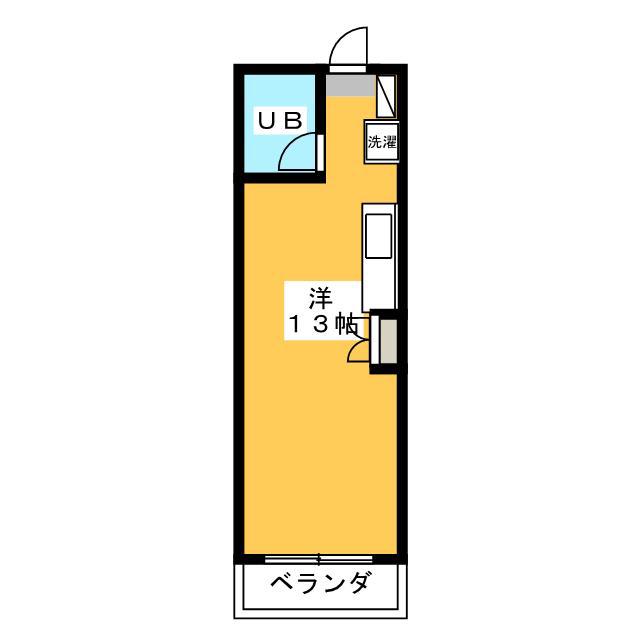 アーバン新大塚(ワンルーム/3階)の間取り写真