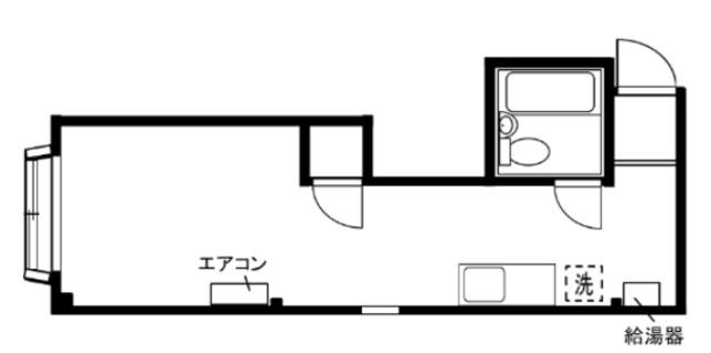 国分寺べんとみビル(ワンルーム/2階)の間取り写真
