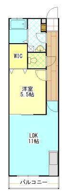 プリエール(1LDK/1階)の間取り写真