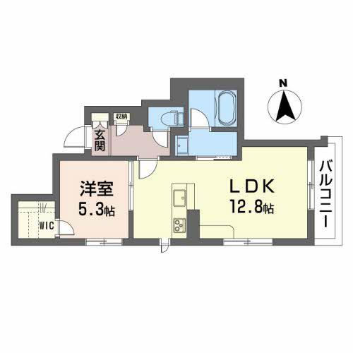 薬師堂館(1LDK/2階)の間取り写真
