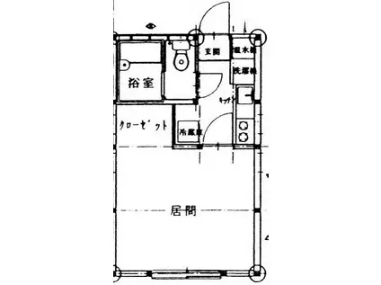 SKファームVII(1K/1階)の間取り写真