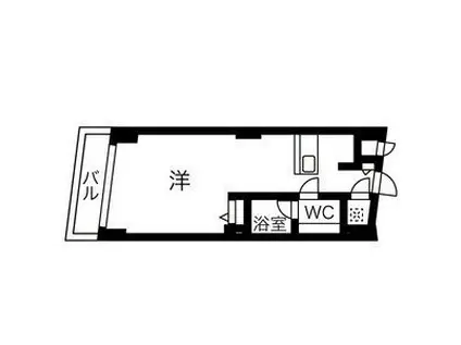 NBM則武(ワンルーム/5階)の間取り写真
