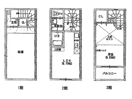 エリゼフランセ D棟(1LDK/1階)の間取り写真