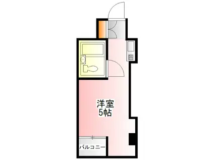 スターアークII(ワンルーム/4階)の間取り写真