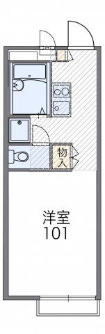 レオパレスフカサカ(1K/2階)の間取り写真