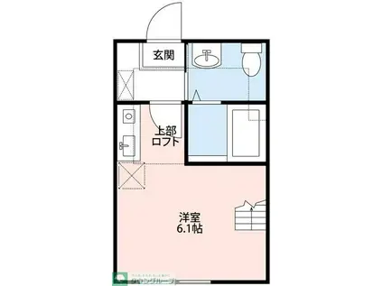 コンフォール金沢八景(ワンルーム/2階)の間取り写真