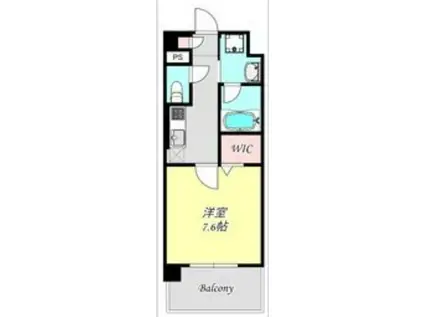 グランネクサス船橋町(1K/1階)の間取り写真