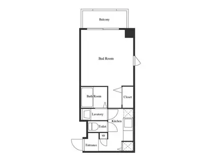 レジデンス昭和(1K/3階)の間取り写真