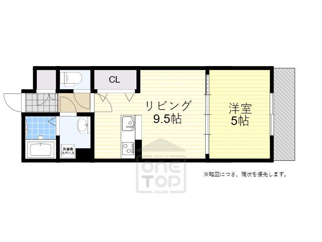 BIZ STAY 石橋駅前(1LDK/1階)の間取り写真