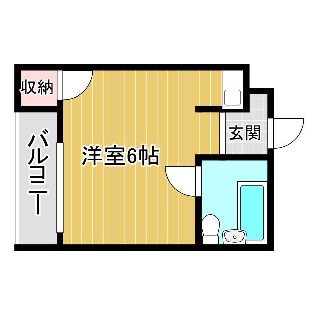 エスタイルアベノ(ワンルーム/3階)の間取り写真
