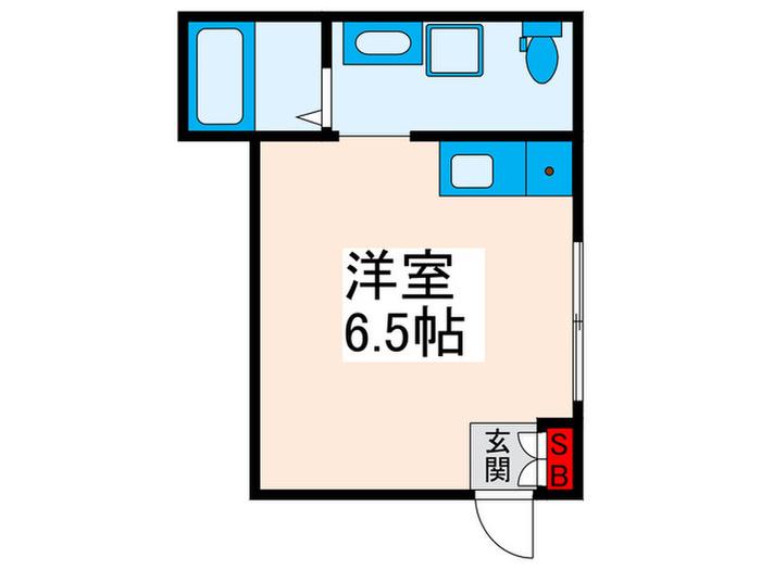 アベニ-ル神田(ワンルーム/1階)の間取り写真