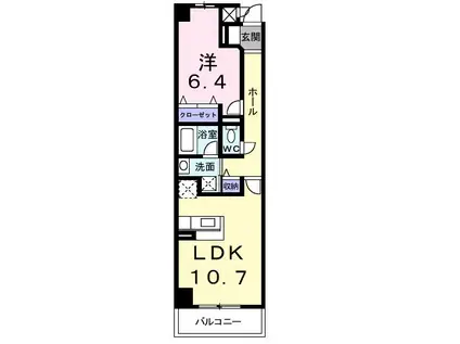シャルマン メゾン(1LDK/3階)の間取り写真