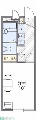 レオパレスマルスンII(1K/2階)の間取り写真