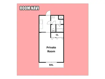 メゾン井内(1K/2階)の間取り写真