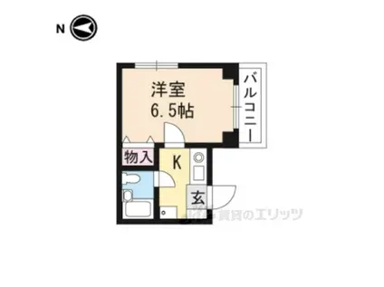 マシモマナー(1K/2階)の間取り写真