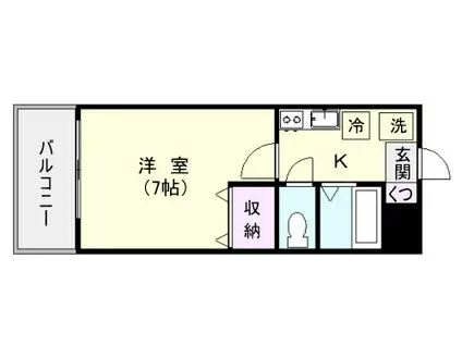 アーバンライフ東邦ビル(1K/5階)の間取り写真