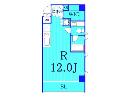 グレイスフタバ(ワンルーム/2階)の間取り写真