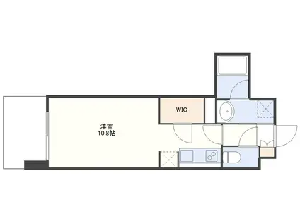 RJRプレシア浦上駅南(ワンルーム/4階)の間取り写真
